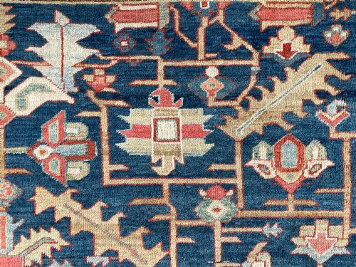 ANTIQUE BAKSHAISH CARPET - ADDITIONAL PHOTO 9