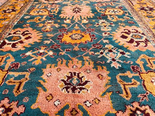 ANTIQUE USHAK CARPET - ADDITIONAL PHOTO 3
