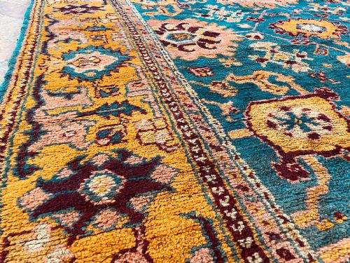 ANTIQUE USHAK CARPET - ADDITIONAL PHOTO 6