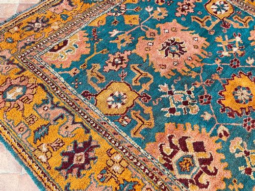 ANTIQUE USHAK CARPET - ADDITIONAL PHOTO 7