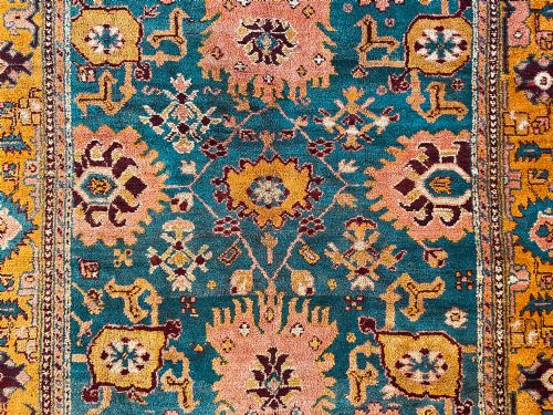 ANTIQUE USHAK CARPET - ADDITIONAL PHOTO 8