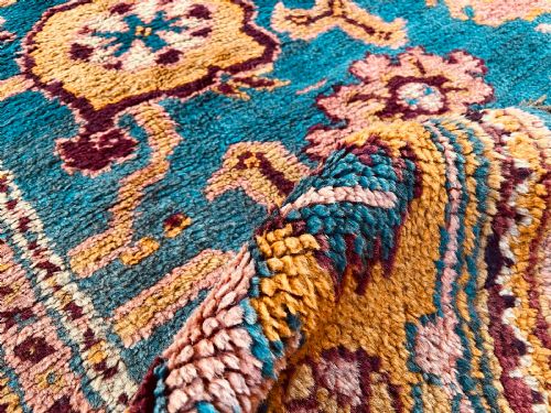 ANTIQUE USHAK CARPET - ADDITIONAL PHOTO 12