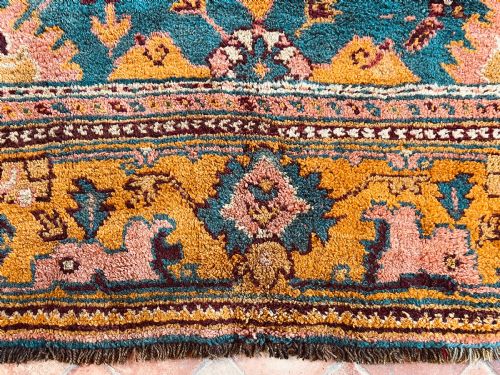 ANTIQUE USHAK CARPET - ADDITIONAL PHOTO 13