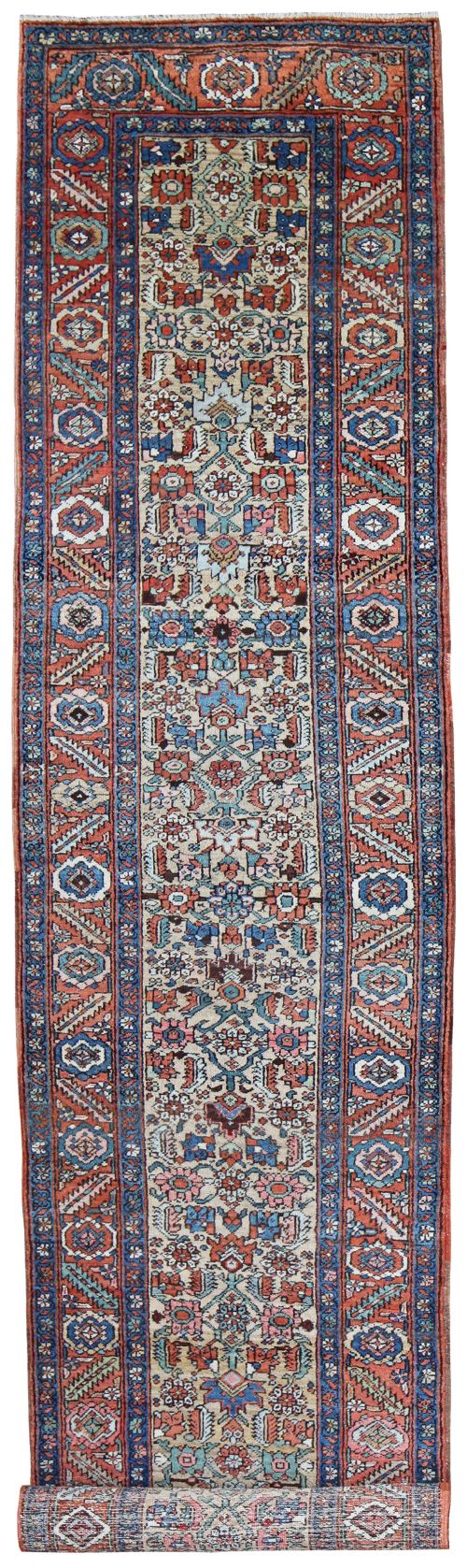 one antique heriz runner - CATEGORY: ANTIQUE RUGS - DATED 1900
