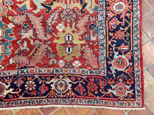 ANTIQUE HERIZ CARPET - ADDITIONAL PHOTO 3
