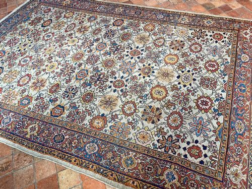 ANTIQUE SULTANABAD CARPET - ADDITIONAL PHOTO 4