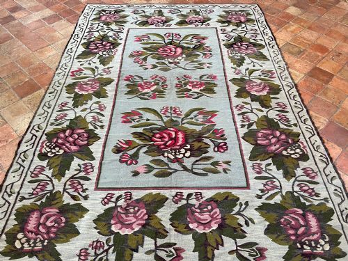 ANTIQUE BESSARABIAN KILIM - ADDITIONAL PHOTO 1