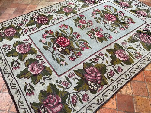 ANTIQUE BESSARABIAN KILIM - ADDITIONAL PHOTO 3