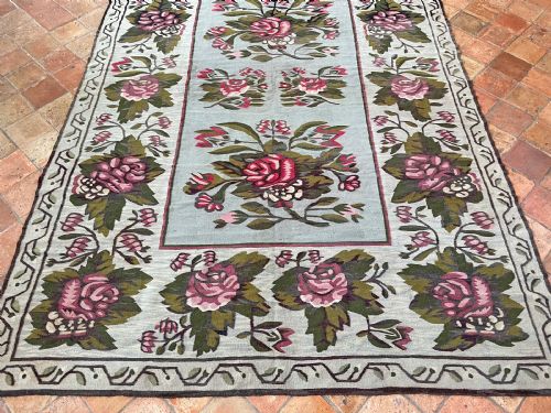 ANTIQUE BESSARABIAN KILIM - ADDITIONAL PHOTO 5