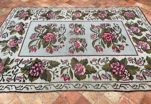 ANTIQUE BESSARABIAN KILIM - ADDITIONAL PHOTO 8