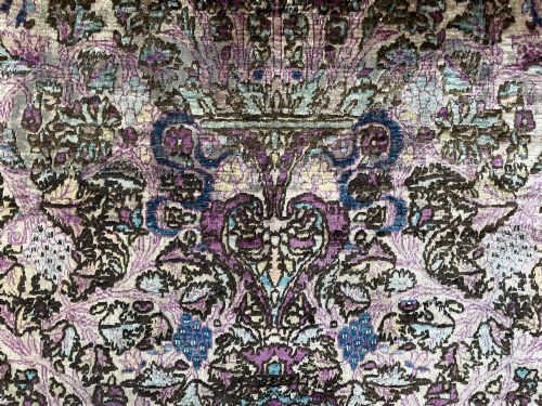 ANTIQUE SILK FARAHAN RUG - ADDITIONAL PHOTO 9