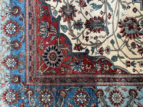 RARE ANTIQUE FARAHAN RUG - ADDITIONAL PHOTO 8