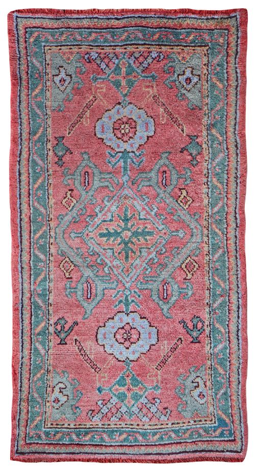 antique ushak rug - CATEGORY: ANTIQUE RUGS - DATED 1910
