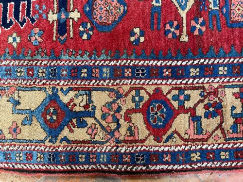 ANTIQUE HERIZ RUG - ADDITIONAL PHOTO 2