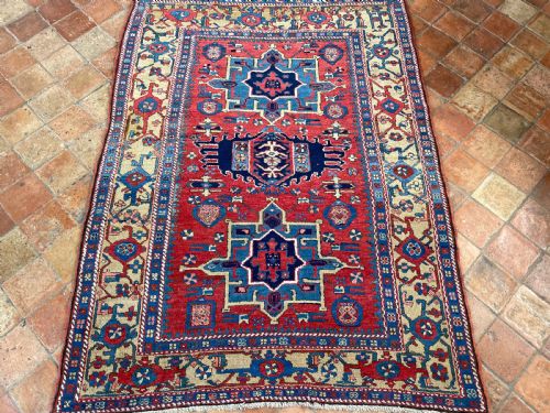 ANTIQUE HERIZ RUG - ADDITIONAL PHOTO 3