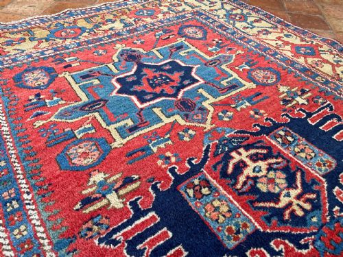 ANTIQUE HERIZ RUG - ADDITIONAL PHOTO 6