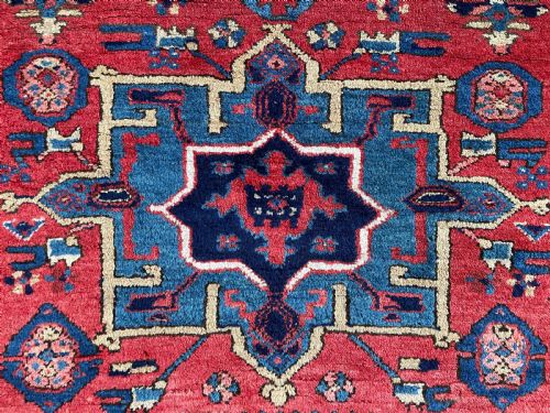 ANTIQUE HERIZ RUG - ADDITIONAL PHOTO 11