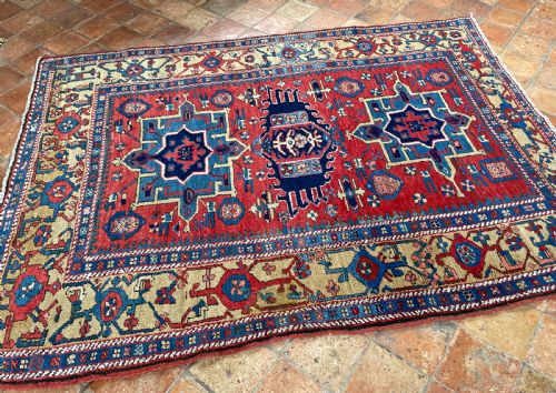 ANTIQUE HERIZ RUG - ADDITIONAL PHOTO 12
