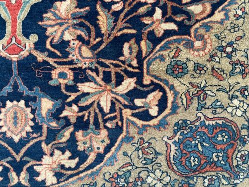 ANTIQUE FARAHAN RUG - ADDITIONAL PHOTO 4