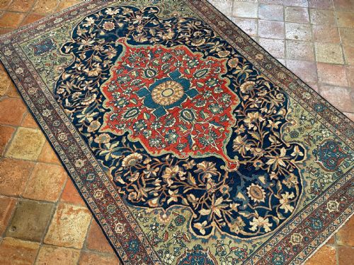 ANTIQUE FARAHAN RUG - ADDITIONAL PHOTO 7