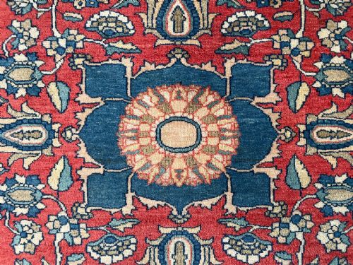 ANTIQUE FARAHAN RUG - ADDITIONAL PHOTO 9