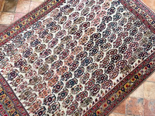 ANTIQUE QASHQAI KASHKULI RUG - ADDITIONAL PHOTO 1