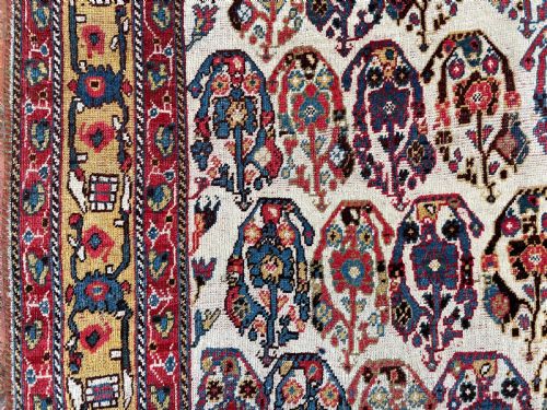 ANTIQUE QASHQAI KASHKULI RUG - ADDITIONAL PHOTO 3