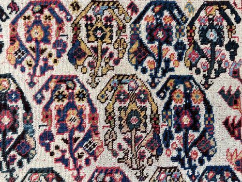 ANTIQUE QASHQAI KASHKULI RUG - ADDITIONAL PHOTO 4