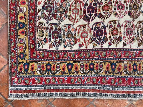 ANTIQUE QASHQAI KASHKULI RUG - ADDITIONAL PHOTO 9