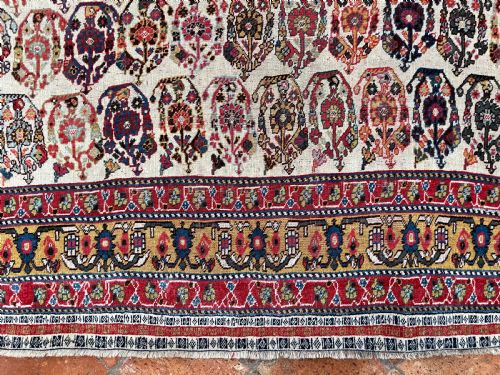 ANTIQUE QASHQAI KASHKULI RUG - ADDITIONAL PHOTO 11