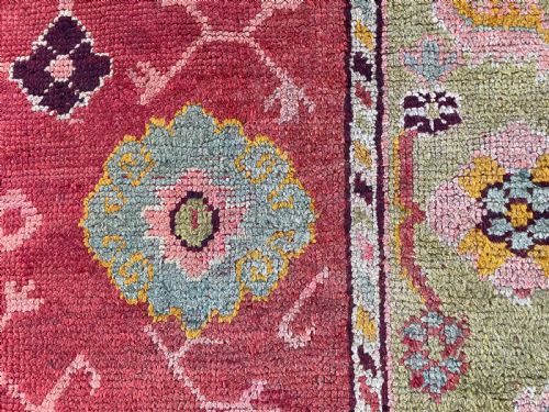 ANTIQUE USHAK CARPET - ADDITIONAL PHOTO 7