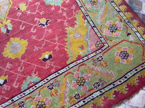ANTIQUE USHAK CARPET - ADDITIONAL PHOTO 11