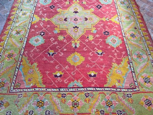 ANTIQUE USHAK CARPET - ADDITIONAL PHOTO 13