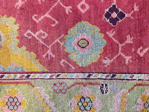 ANTIQUE USHAK CARPET - ADDITIONAL PHOTO 14