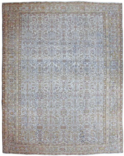 antique sultanabad carpet - CATEGORY: ANTIQUE RUGS - DATED 1890