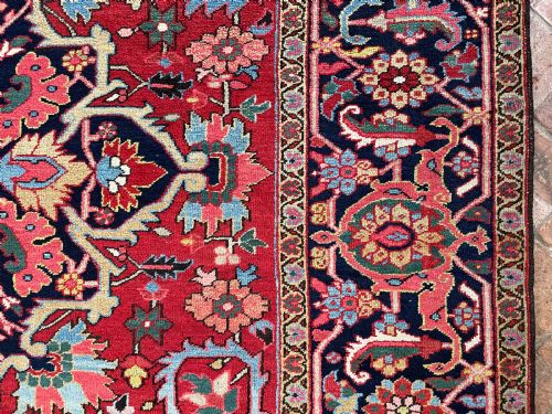 ANTIQUE HERIZ CARPET - ADDITIONAL PHOTO 3