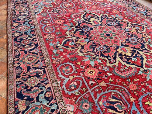 ANTIQUE HERIZ CARPET - ADDITIONAL PHOTO 8