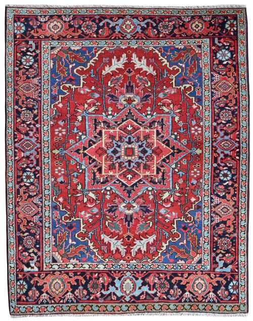 antique heriz rug - CATEGORY: ANTIQUE RUGS - DATED 1900