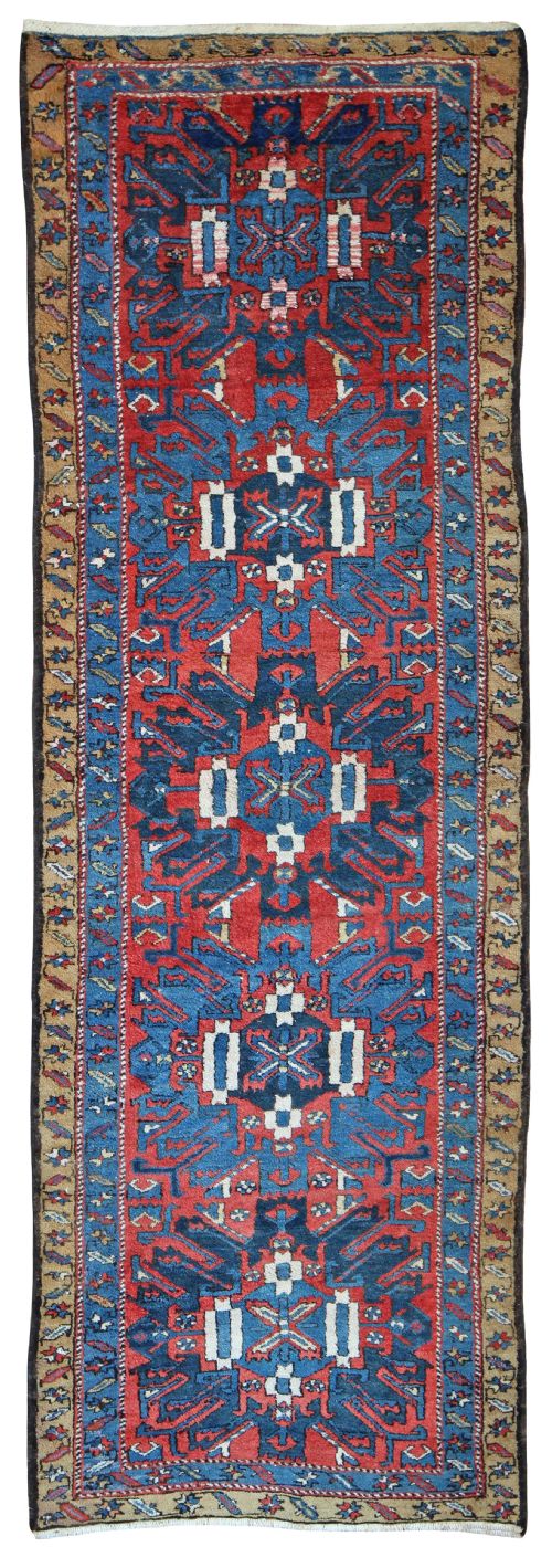 antique heriz runner - CATEGORY: ANTIQUE RUGS - DATED 1910