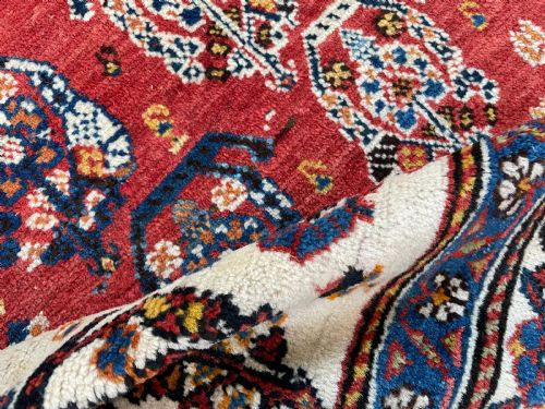 RARE ANTIQUE KASHKULI RUNNER SOUTHERN PERSIA - ADDITIONAL PHOTO 2