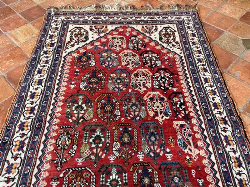 RARE ANTIQUE KASHKULI RUNNER SOUTHERN PERSIA - ADDITIONAL PHOTO 6