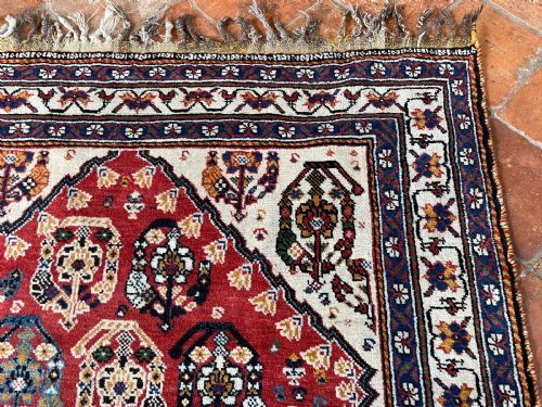 RARE ANTIQUE KASHKULI RUNNER SOUTHERN PERSIA - ADDITIONAL PHOTO 7