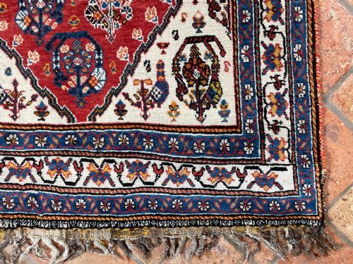 RARE ANTIQUE KASHKULI RUNNER SOUTHERN PERSIA - ADDITIONAL PHOTO 8