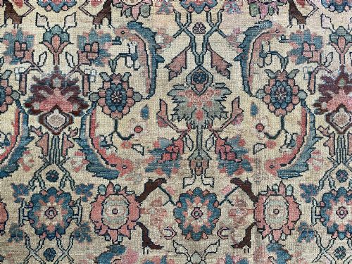 ANTIQUE HAMADAN CARPET - ADDITIONAL PHOTO 2