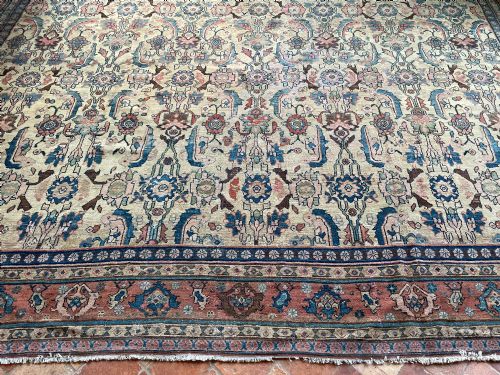 ANTIQUE HAMADAN CARPET - ADDITIONAL PHOTO 6