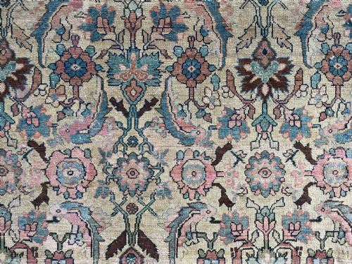 ANTIQUE HAMADAN CARPET - ADDITIONAL PHOTO 8