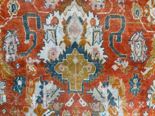 ANTIQUE USHAK CARPET - ADDITIONAL PHOTO 5