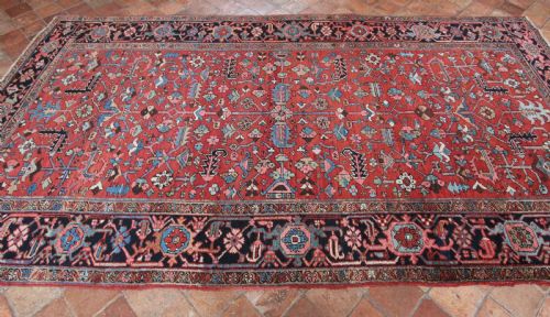 ANTIQUE HERIZ KELLEH CARPET - ADDITIONAL PHOTO 2