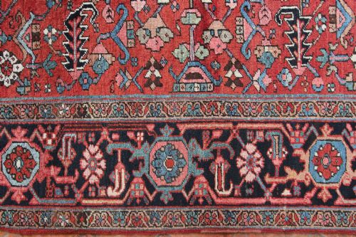 ANTIQUE HERIZ KELLEH CARPET - ADDITIONAL PHOTO 6