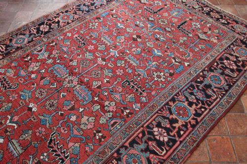ANTIQUE HERIZ KELLEH CARPET - ADDITIONAL PHOTO 7